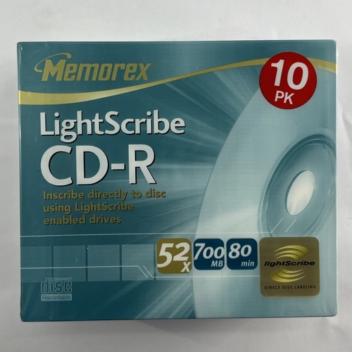 Memorex lightscribe 52x - lightscribe, cd-r