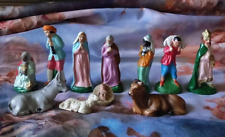 ANTIQUE CRECHE DE NOEL
