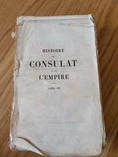 Livre histoire consulat et - livre,