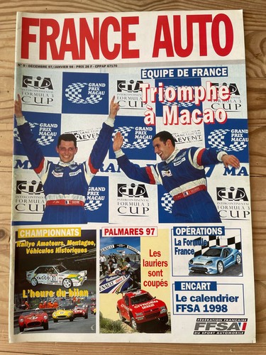 France auto decembre - decembre, 1997