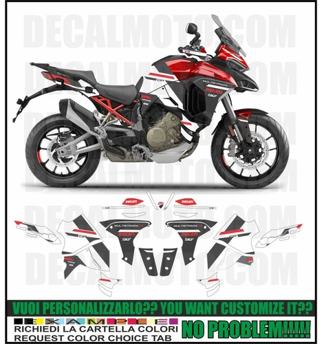 Adhésifs multistrada gp - multistrada, v4