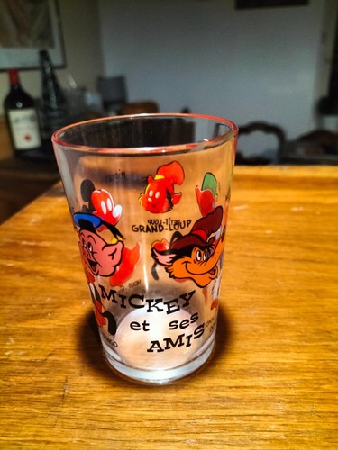 Verre mickey et ses - verre,