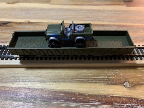 Wagon marchandise armée - wagon, plat