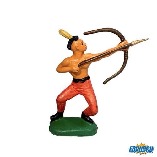 Indien tirant arc debout - -,