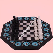 Table d'échiquier en marbre