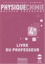 Physique Chimie 4e : Livre du professeur (1DVD) 