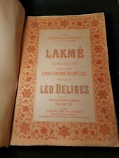 Leo Delibes LAKMÉ partition
