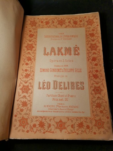 Leo delibes lakmé partition - lakmÉ,