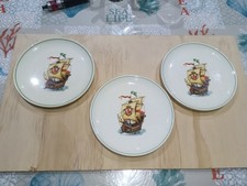 3 assiettes à dessert Gien
