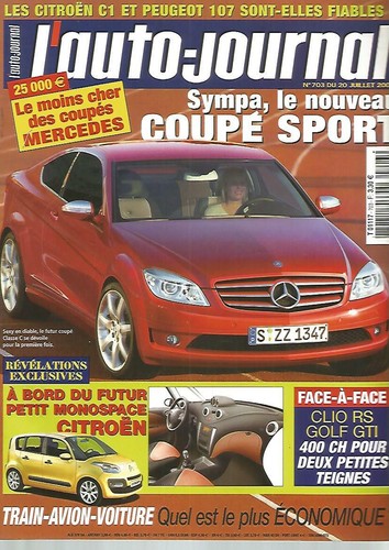 Auto journal 703 mercedes - l'auto,