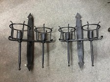 paire d'applique murale double