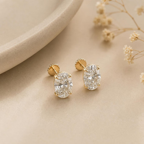 Boucles oreilles clou - d’oreilles,