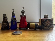 5 Flacons Anciens Miniatures
