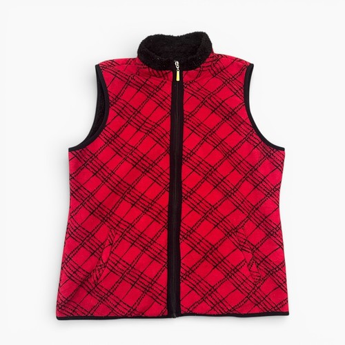 Veste gilet fleece - À, motif