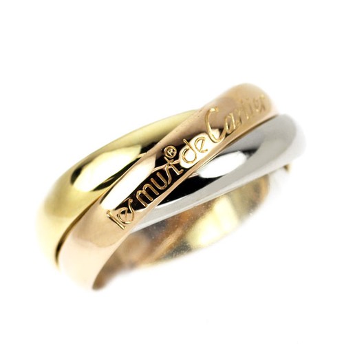 Bague cartier k18yg - bague, k18yg/wg/pg