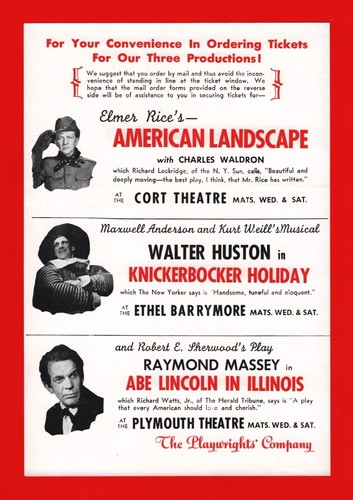 Walter huston knickerbocker - walter,