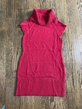 Red Sweater Dress Size Small