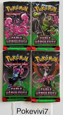 x4 Booster Cartes Pokémon FABLE NEBULEUSE EV6.5 SFA ARTSET Scellés FR NEUF