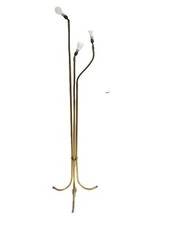 Lampadaire vintage Tripode 50's , lampe 3 Bras orientables era arteluce stilnovo