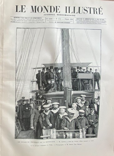 Monde illustre 1890 1744 - 1890, n°