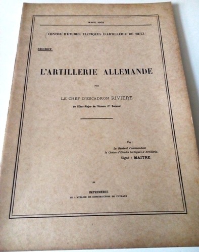 Artillerie allemande par le - l'artillerie,