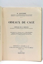 LIVRE ANCIEN LEGENDRE OISEAUX