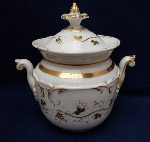 Ancien sucrier porcelaine - sucrier,