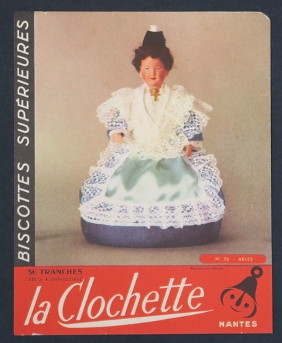 Buvard biscottes clochette - biscottes,