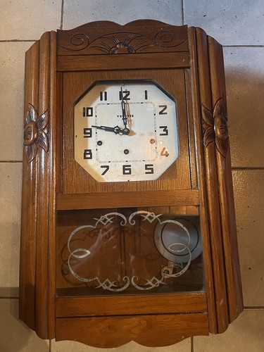 Horloge pendule 1950 bois - 1950’s,