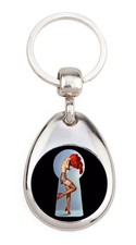 Pin Up Trou de Serrure - Porte