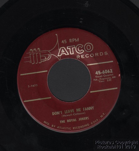 Hear 1956 royal - 1956, doowop