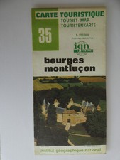 Carte IGN verte 35 bourges