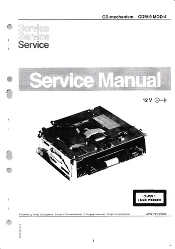 Service manuel instructions - service, d'instructions