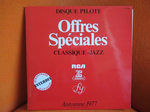 Vinyl 33t disque pilote - –,