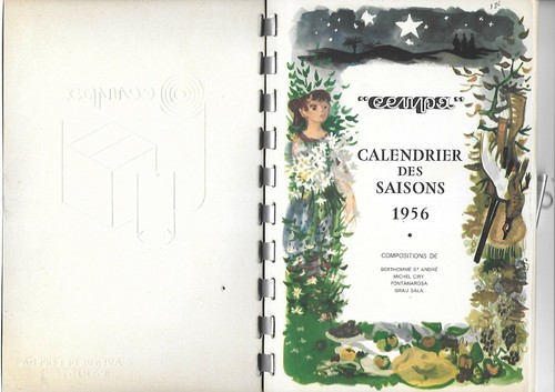 Calendrier cenpa 1956 st - 1956,