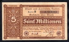 Notgeld Allemagne 5 Millionen