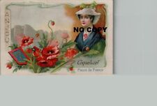 Chromo  RESTANT-PARET - ANJOU et coquelicot