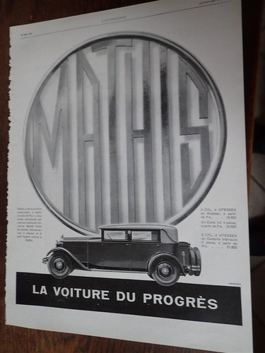 Mathis cyl voiture 24 - 4,