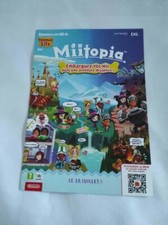 Pub pour le jeu MIITOPIA sur nintendo 3DS en Français format petit livret / maga