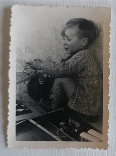 Photo vintage snapshot - -, jeune