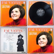 FAUVETTE -RARE LP-UNE CHANSON POUR Y CROIRE-DANS UN AN DANS UN JOUR…PHILIPS 1970