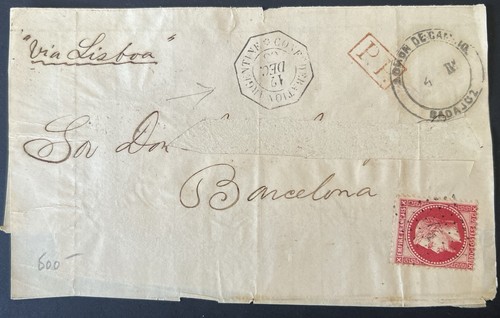 Timbre lettre classique 80c - 32,