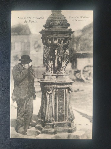 Carte postale paris fontaine - postale,