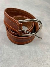 Ceinture vintage marron cuir