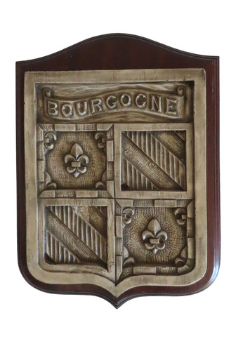 Cadre blason bourgogne - blason, en