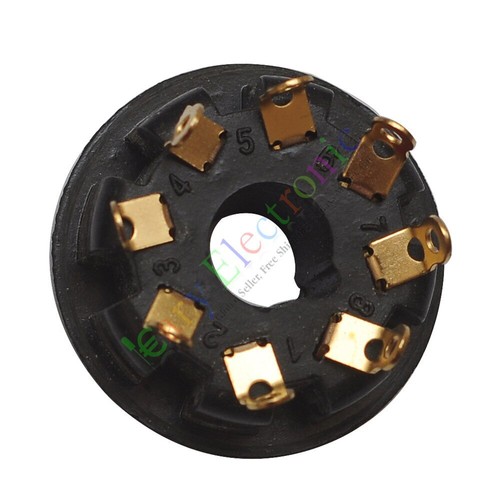5pc 8pin vacuum tube gold - 8pin,