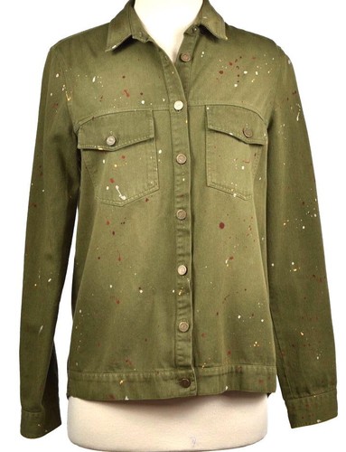Sur chemise coton épais vert