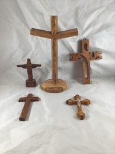 Vintage Wood Crucifixes