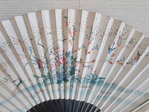 Eventail ancien asie japon