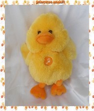Doudou Peluche Canard Jaune